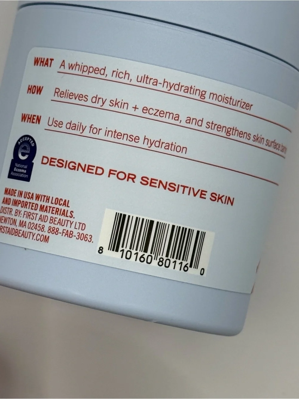 First Aid Beauty Ultra Repair Cream,‎ NWT